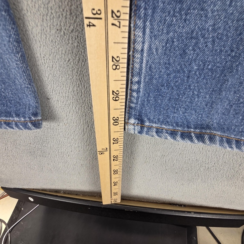 Vintage Levis 501 Jeans Mens Blue Straight Button Fly Made in USA 90s Fits 32x30 - Picture 4 of 16